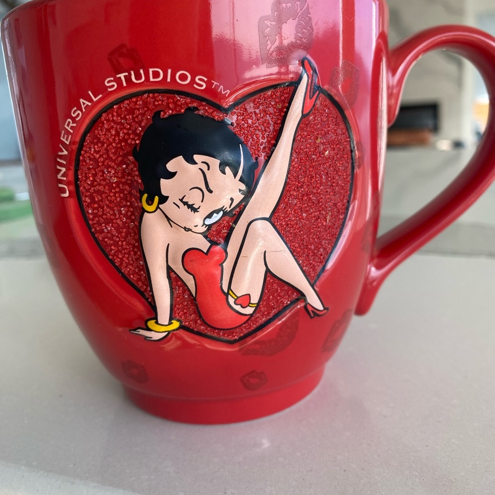 Betty Boop Universal Studios Red Mug